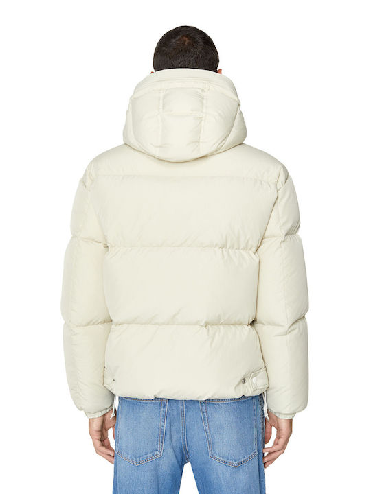 Diesel Jacket Puffer White