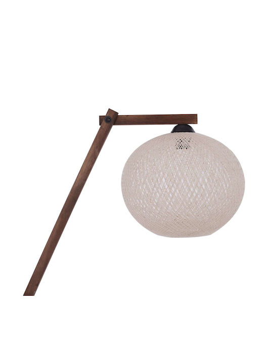 Freebox Vintage Floor Lamp H160xW40cm. with Socket for Bulb E27 Brown