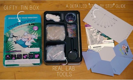 Purple Cow Μικρός Επιζών STEM Lernspiel Experimente für 6+ Jahre Jahre