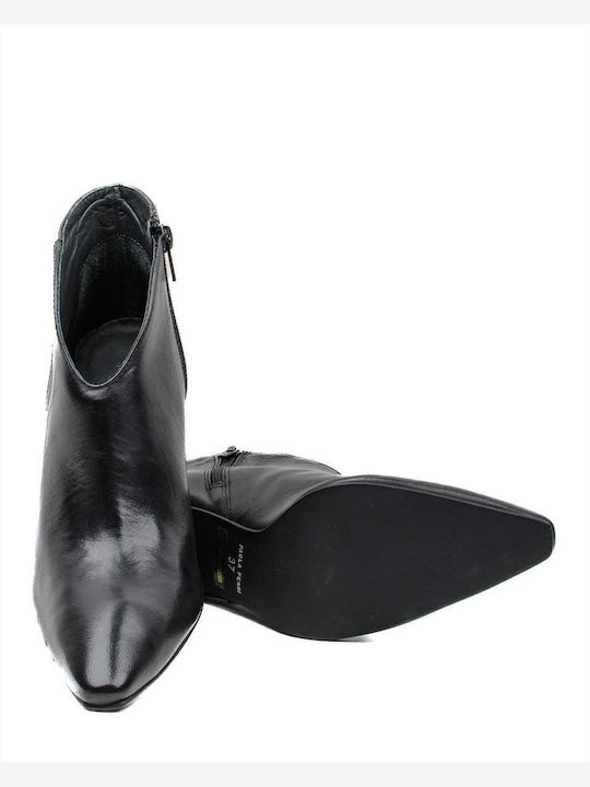 Leather Women's Ankle Boots Black