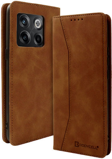 Bodycell Book Synthetic Leather Brown (OnePlus 10T)