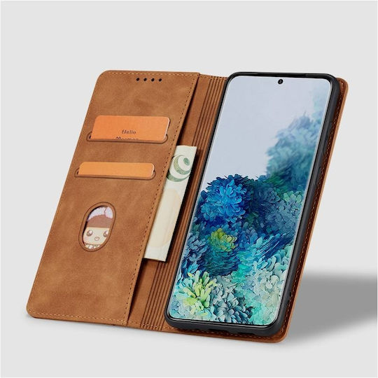 Bodycell Book Piele artificială Maro (OnePlus 10 Pro 5G)