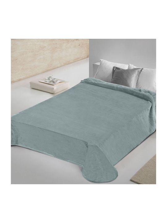 Adam Home 802 Blanket Spanish Velvet Queen 220x240cm. Laguna Blue