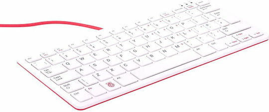 Raspberry Pi Keyboard White Само клавиатура Английски US Бял