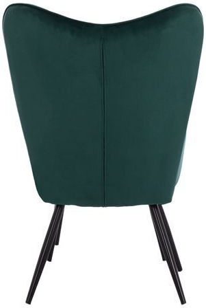Crawley Bergère cu Puf Catifelat Cypress 70x57x103cm
