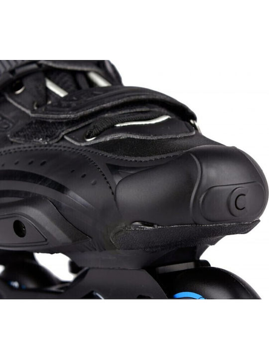 Micro Super Adult/Kids Adjustable Inline Rollers Black