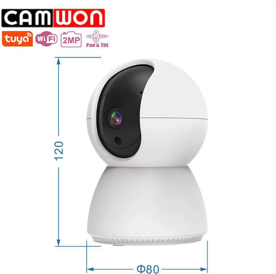Camwon WIP-TY300S IP Surveillance Camera Wi-Fi Full HD 1080p with Two-Way Communication and Lens 3.6mm