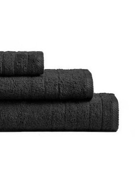 Melinen Hand Towel Premio 30x50cm Black Weight 600gr/m²