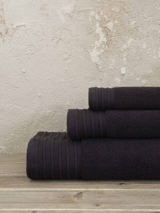 Nima Bath Towel Feel Fresh 30104 90x145cm. Black Weight 500gr/m²