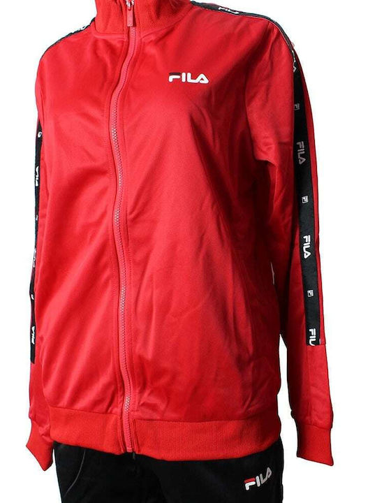 Allon Trainingsanzug Glänzend mit Gummizug Rot