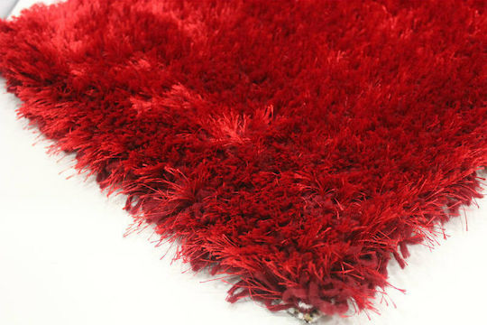 Koulis Carpets Beauty Σετ Shaggy Χαλιά Κρεβατοκάμαρας Red 100-012-003 3τμχ