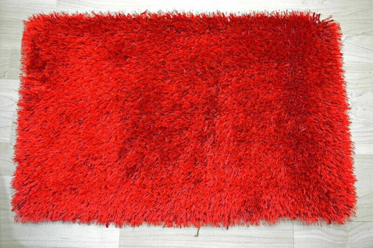 Koulis Carpets Beauty Σετ Shaggy Χαλιά Κρεβατοκάμαρας Red 100-012-003 3τμχ