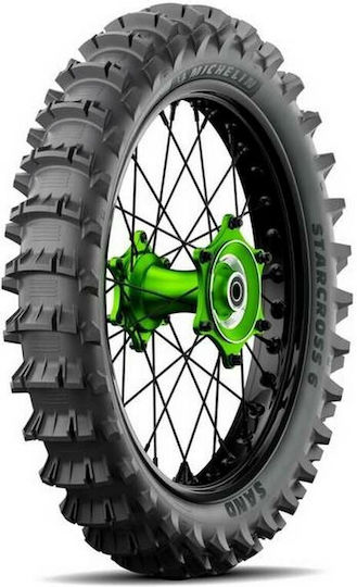 Michelin StarCross 6 Sand 110/90-19 62M TT Anvelopă motocicletă Spate