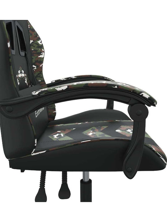 vidaXL 3143901 Καρέκλα Gaming Δερματίνης Μαύρο/Camo