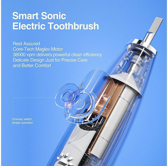 OClean Flow Elektrische Zahnbürste mit Timer Midnight Blue