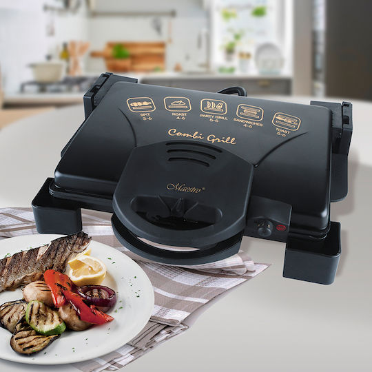 Maestro Sandwich Maker for for 2 Sandwiches Sandwiches 1900W Black
