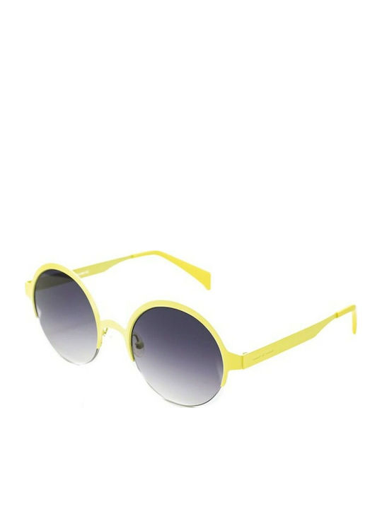 Italia Independent Unisex Sunglasses with Blue Metal Frame and Blue Lens 0027.027.000