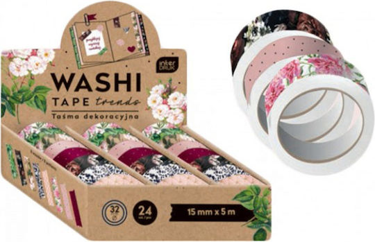 interDRUK Adhesive Decoration Tape Trends 1pcs Adhesive Tape 15mmx5m