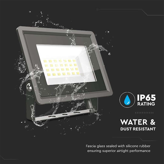 V-TAC Waterproof LED Floodlight 20W Natural White 4000K IP65