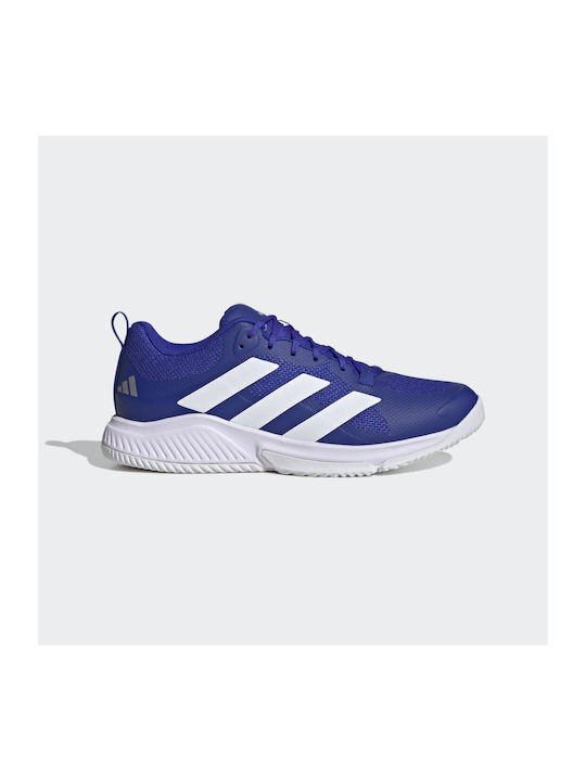 Court Team Bounce 2.0 Sport Shoes Volleyball Lucid Blue / Cloud White / Silver Metallic
