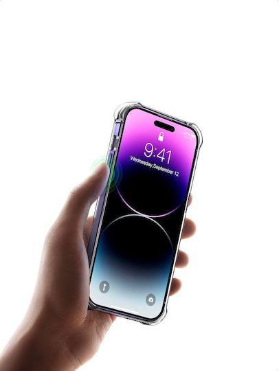 Ugreen Bright Cushion Umschlag Rückseite Silikon Transparent (iPhone 14 Pro Max)