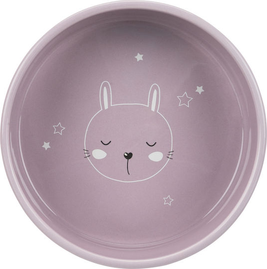 Trixie Junior Ceramic Bowl Food for Cat 810ml 16cm in Purple Color