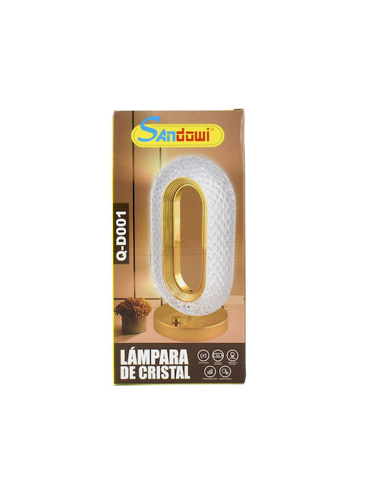 Andowl Qd001 Декоративна Лампа Розово злато