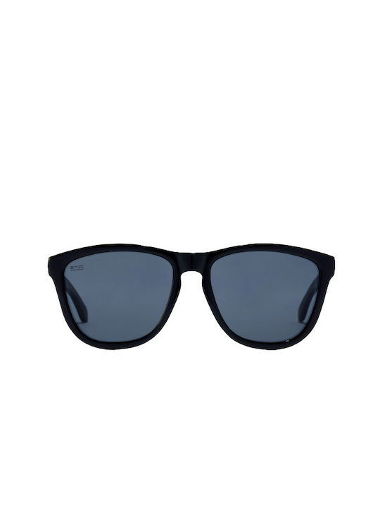 Hawkers One Sunglasses with Black Acetate Frame and Blue Lenses Maveric Dark