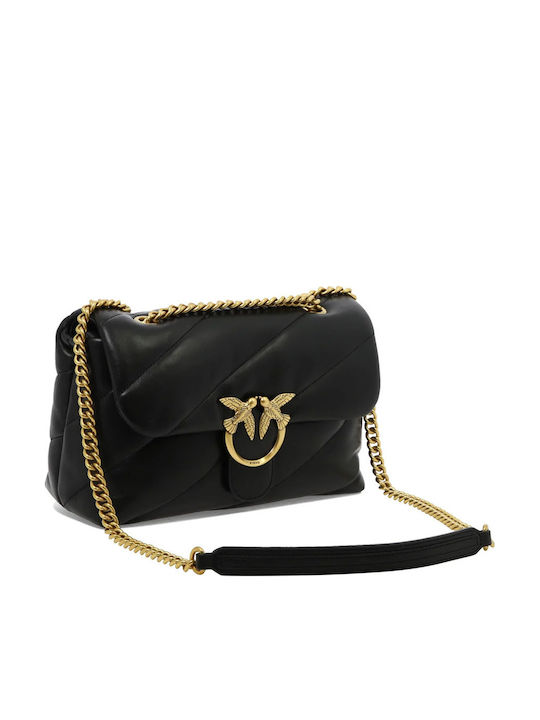 Classic Leather Women's Bag Shoulder Black