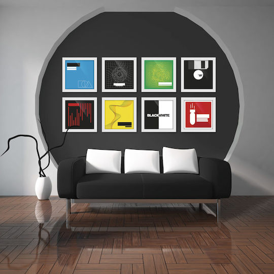 Glorious Vinyl-Ständer Vinyl Frame Set 12' Weiß