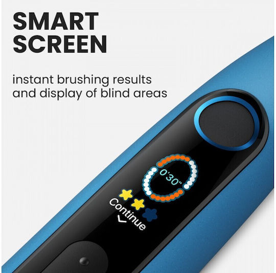 X10 Smart Sonic Periuță de dinți electrică cu Cronometru de periaj Albastră