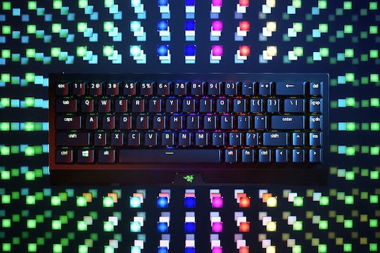Razer Blackwidow V3 Mini Hyperspeed Ασύρματο Gaming Μηχανικό Πληκτρολόγιο με Razer Yellow διακόπτες και RGB φωτισμό (Αγγλικό US)