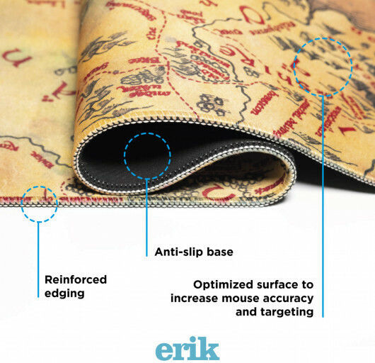 Grupo Erik Middle Earth Map Lord of the Rings Gaming Mouse Pad XXL 800mm MGGE020