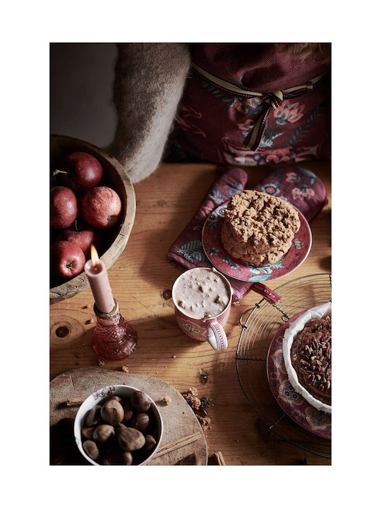 PiP Studio Flower Festival Porcelain Round Individual Heat-Resistant Cookware 8.7x8.7x4.3cm