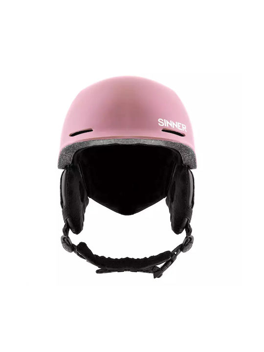Sinner Fortune Femeiesc Cască pentru Schi & Snowboard roz mat
