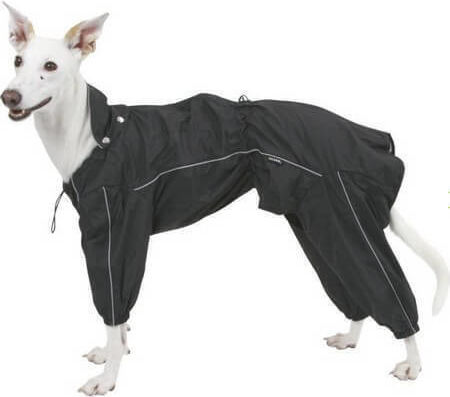 Kerbl Manchester Hundemantel Wasserdicht Schwarz mit Rückenlänge 35 cm.