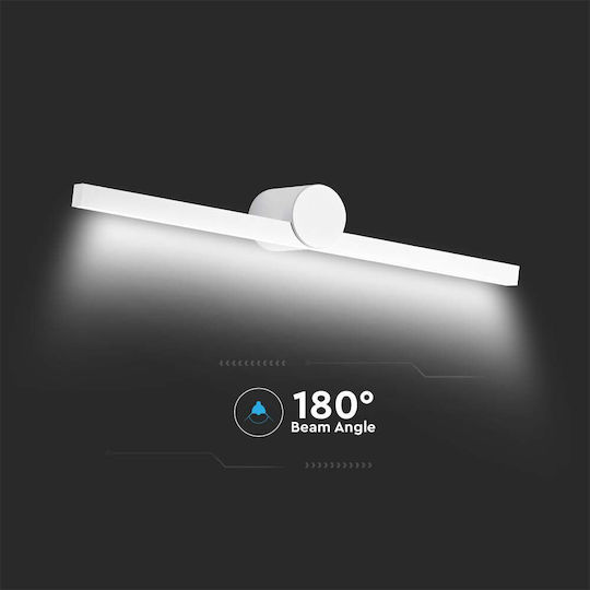V-TAC Wandmontierte Außenleuchte LED IP65 10W mit Warmweiß Licht 61x10x7.5εκ.