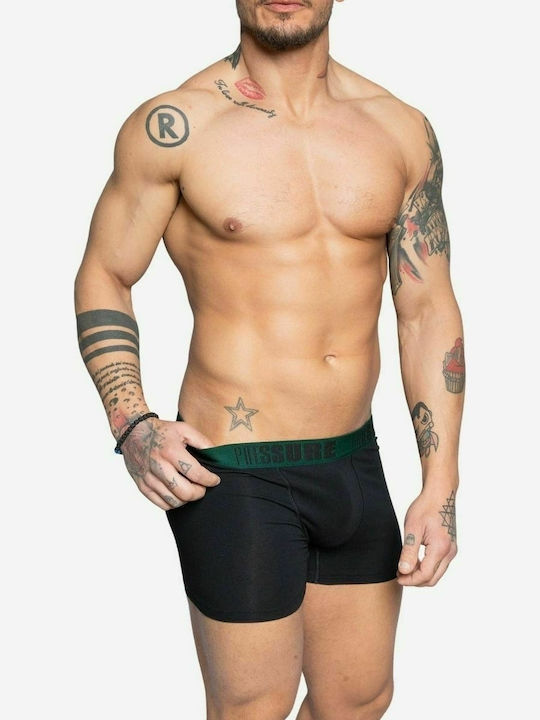 Nina Club 411 Men's Boxer Black / Green