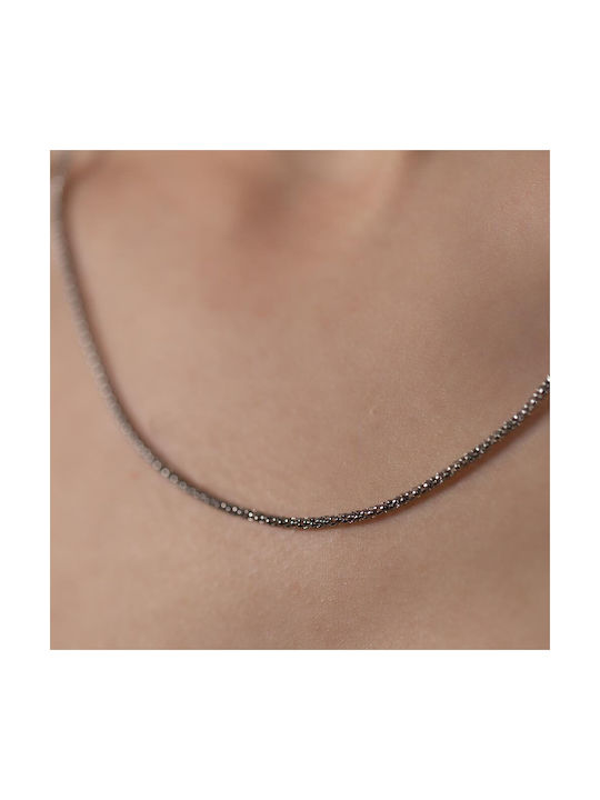 Neck Chain made of Steel in Silver color