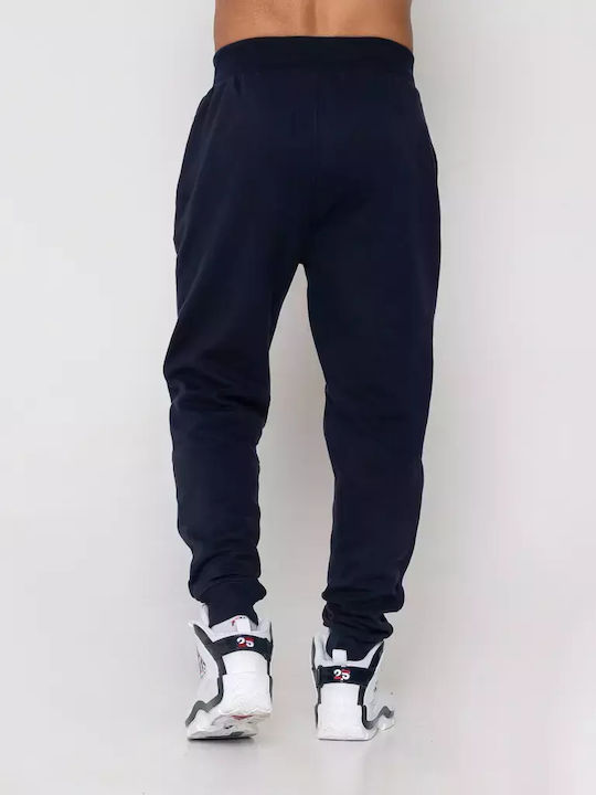 Fila Lennox Men's Sweatpants with Rubber Navy Blue