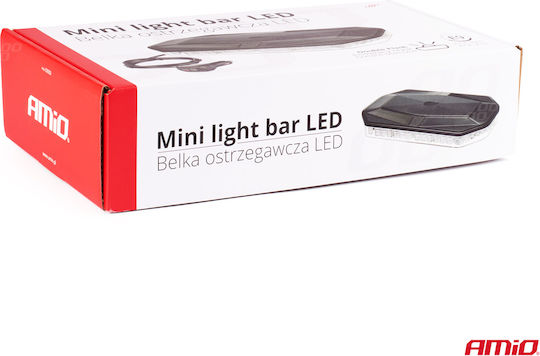 AMiO Μπάρα Σήμανσης Αυτοκινήτου LED 12/24V - Πορτοκαλί /AM