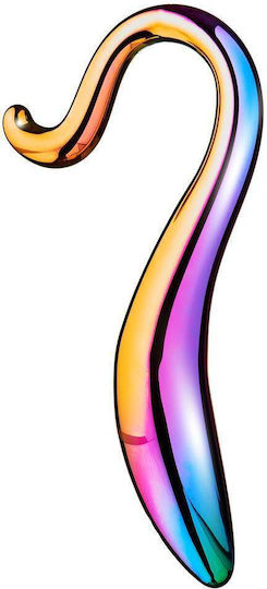Dream Toys Elegant Curved Glamour Glass Γυάλινο Dildo 18cm