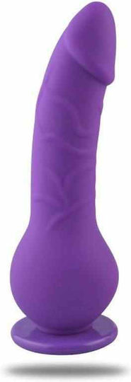 Toyz4lovers Real Safe Naughty Games Harness με Dildo 14cm σε Μωβ Χρώμα