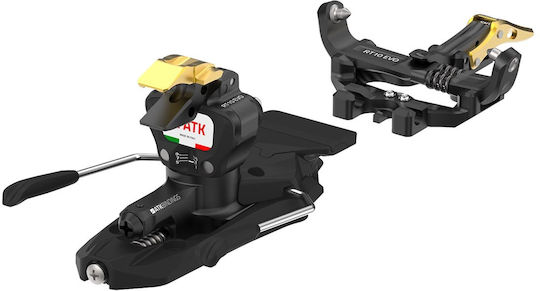 ATK RT 10 EVO Ski Bindings with Brake Width 86mm in Gold Color