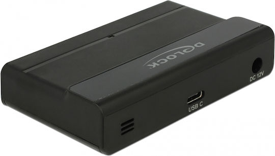 DeLock USB-Hub 4 Anschlüsse USB 3.1 mit Anschluss an einen Computer USB-C