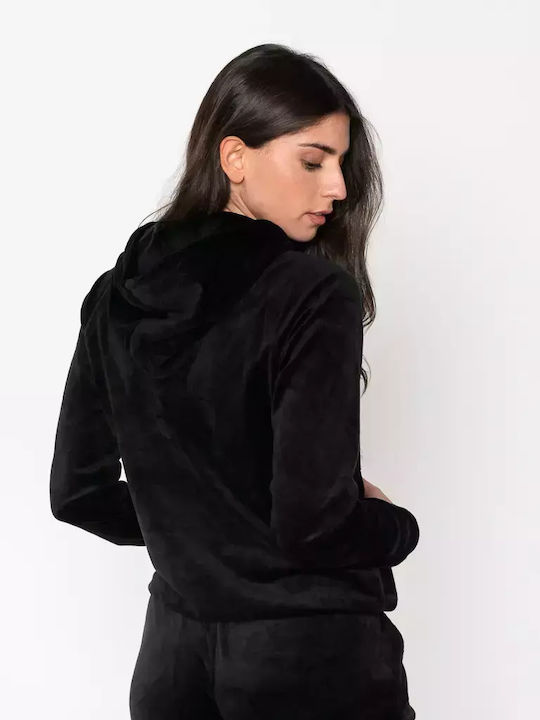 FILA Kajah Women's Sweatshirt Black with Hood