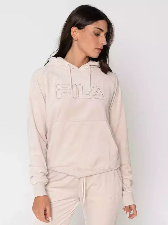 FILA Kajah Women's Sweatshirt Beige with Hood