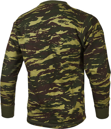 Woodland Long Sleeve Sweatshirt Military Army In Khaki Colour