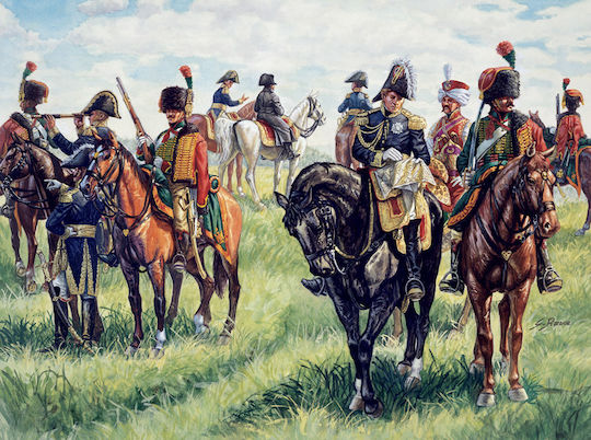 Italeri Waterloo Napoleon's General Staff Miniature Modeling in Scale 1:72