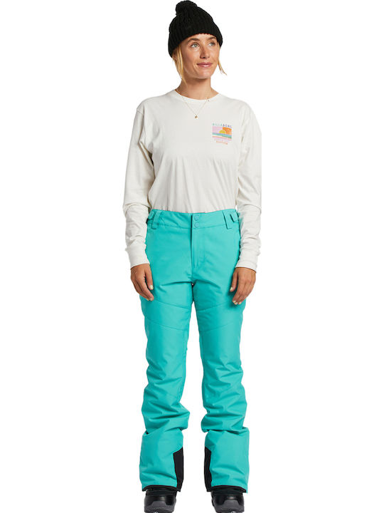 Billabong A/Div Malla F6PF06BIF2-1977 Women's Trousers for Ski & Snowboard Turquoise